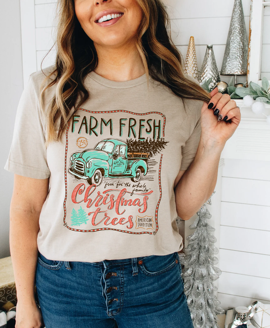 Farm Fresh Christmas Trees Tee