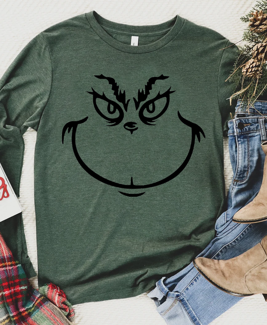 Grinch Long Sleeve Tee