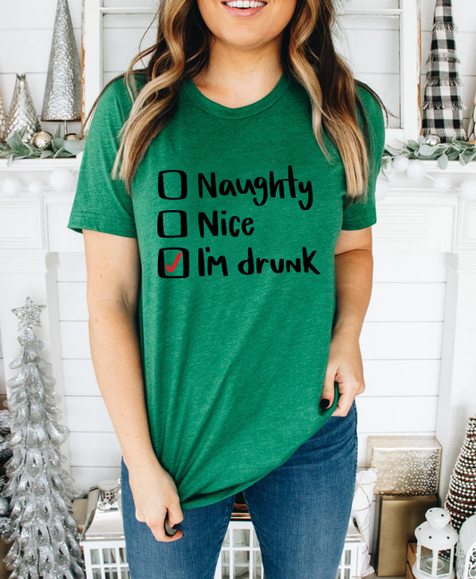 Naughty Nice Drunk Tee