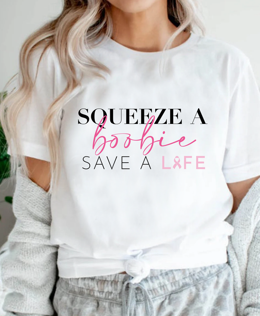 Squeeze A Boobie Tee
