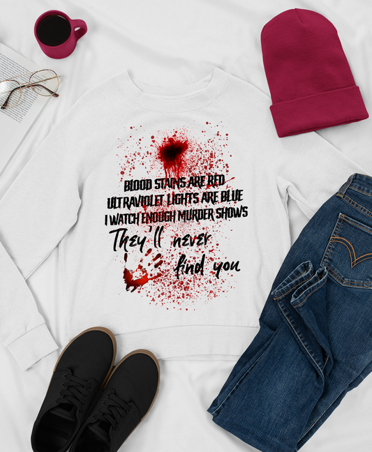 Murder Shows Sweatshirt