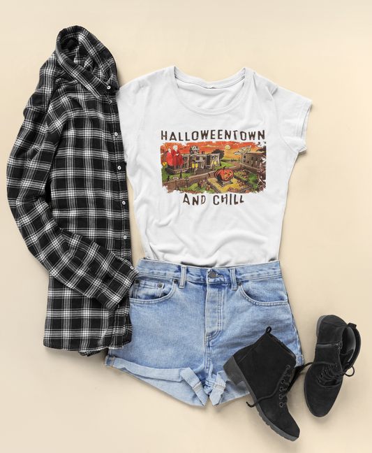 Halloween Town and Chill Tee