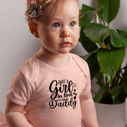 Just A Girl In Love With Her Daddy Onesie