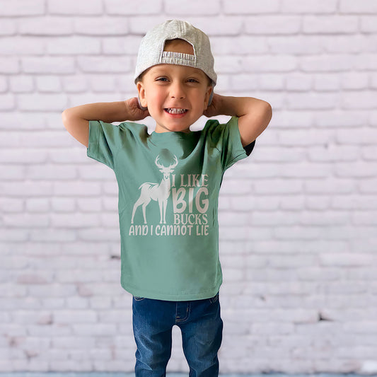 I Like Big Bucks Kids Tee