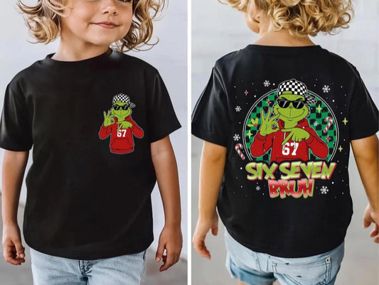 6 7 Grinch Kids Tee