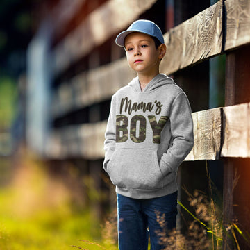 Mama's Boy Kids Hoodie