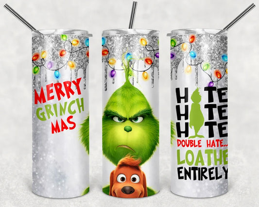 Merry Grinch Mas Tumbler