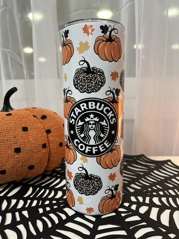 Pumpkin Starbucks Coffee Tumbler