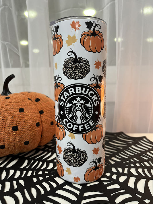 Pumpkin Starbucks Coffee Tumbler
