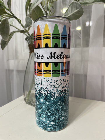 Big Heart Personalized Teacher Tumbler
