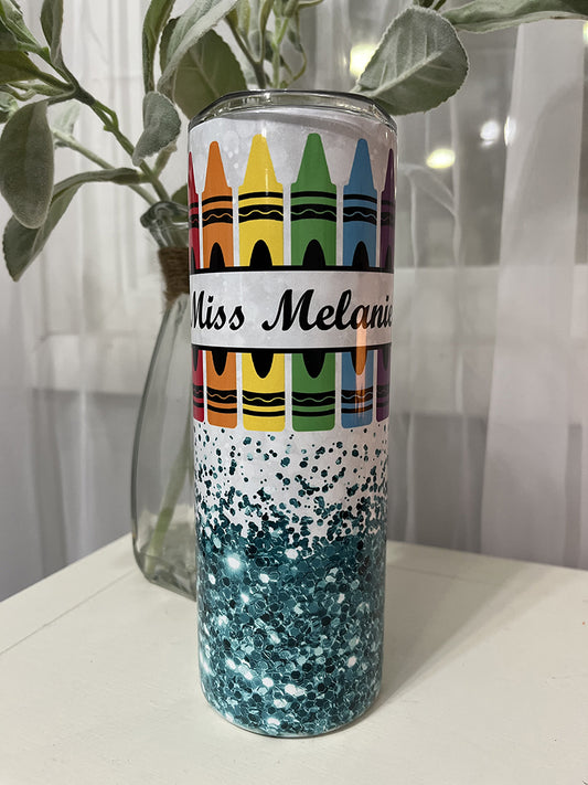 Big Heart Personalized Teacher Tumbler