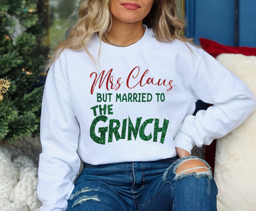 Married To The Grinch Crewneck