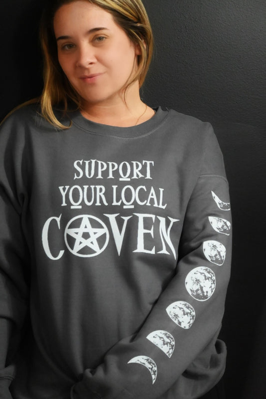Support Your Local Coven Crewneck